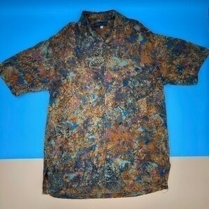 Vintage Grace & Nike Hawaiian Style Button-Down Shirt